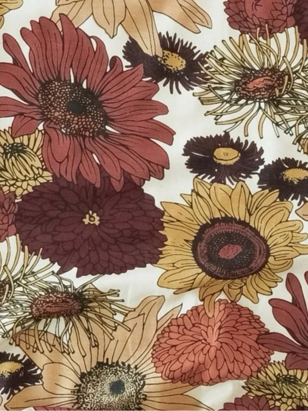 kate quinn Fall sunflower circle quilt nursery blanket NEW